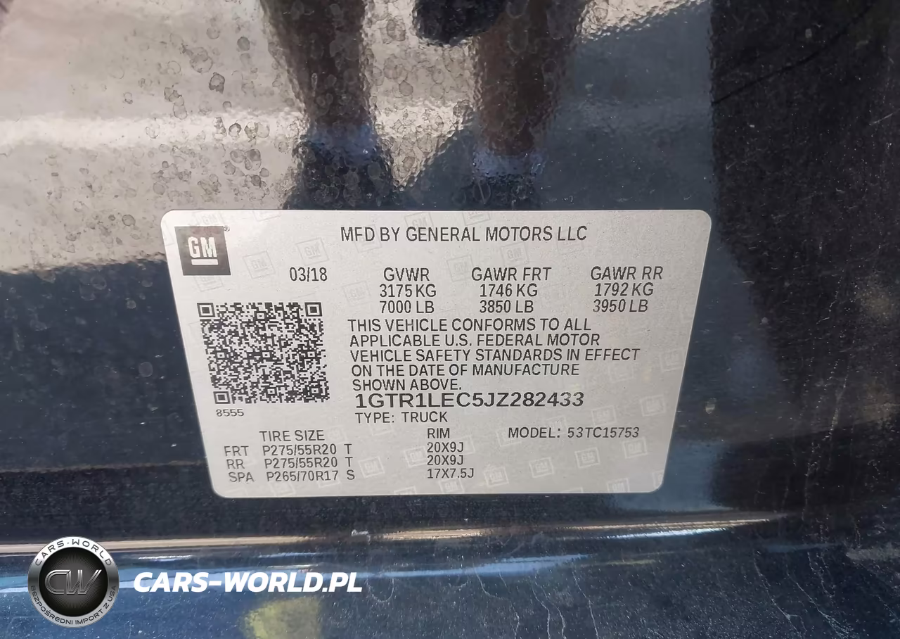 2018 GMC Sierra 1500 VIN:1GTR1LEC5JZ282433 - 9