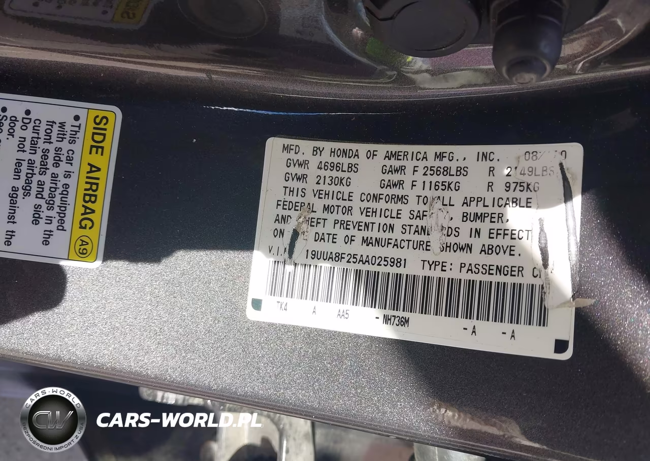 2010 Acura Tl 3.5 VIN:19UUA8F25AA025981 - 9