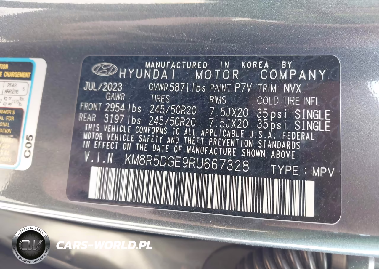 2024 Hyundai Palisade Limited VIN:KM8R5DGE9RU667328 - 9