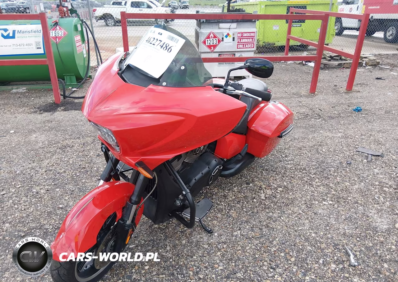 2016 Victory Motorcycles Cross Country Abs VIN:5VPDW36N8G3048750 - 2