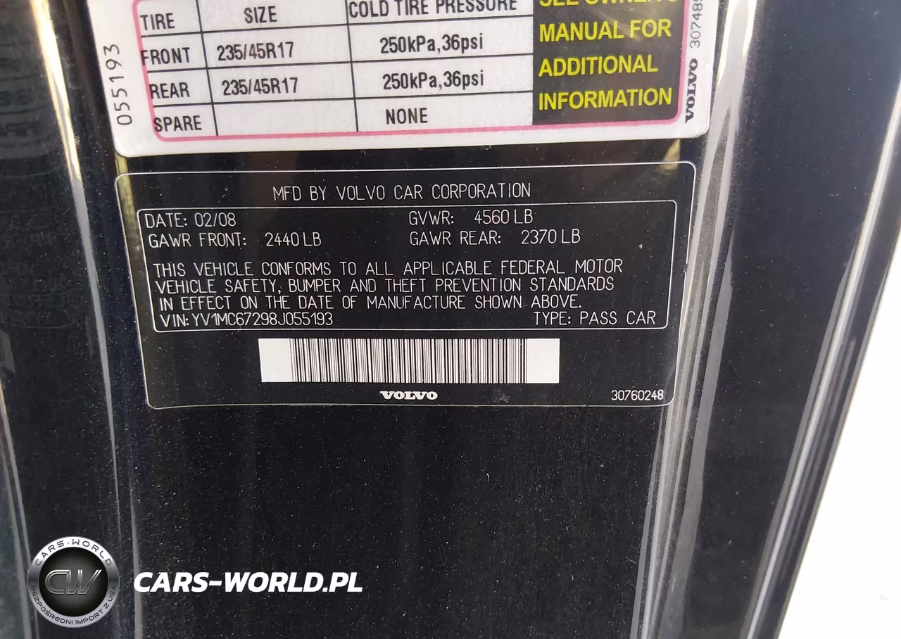 2008 Volvo C70 T5 VIN:YV1MC67298J055193 - 9