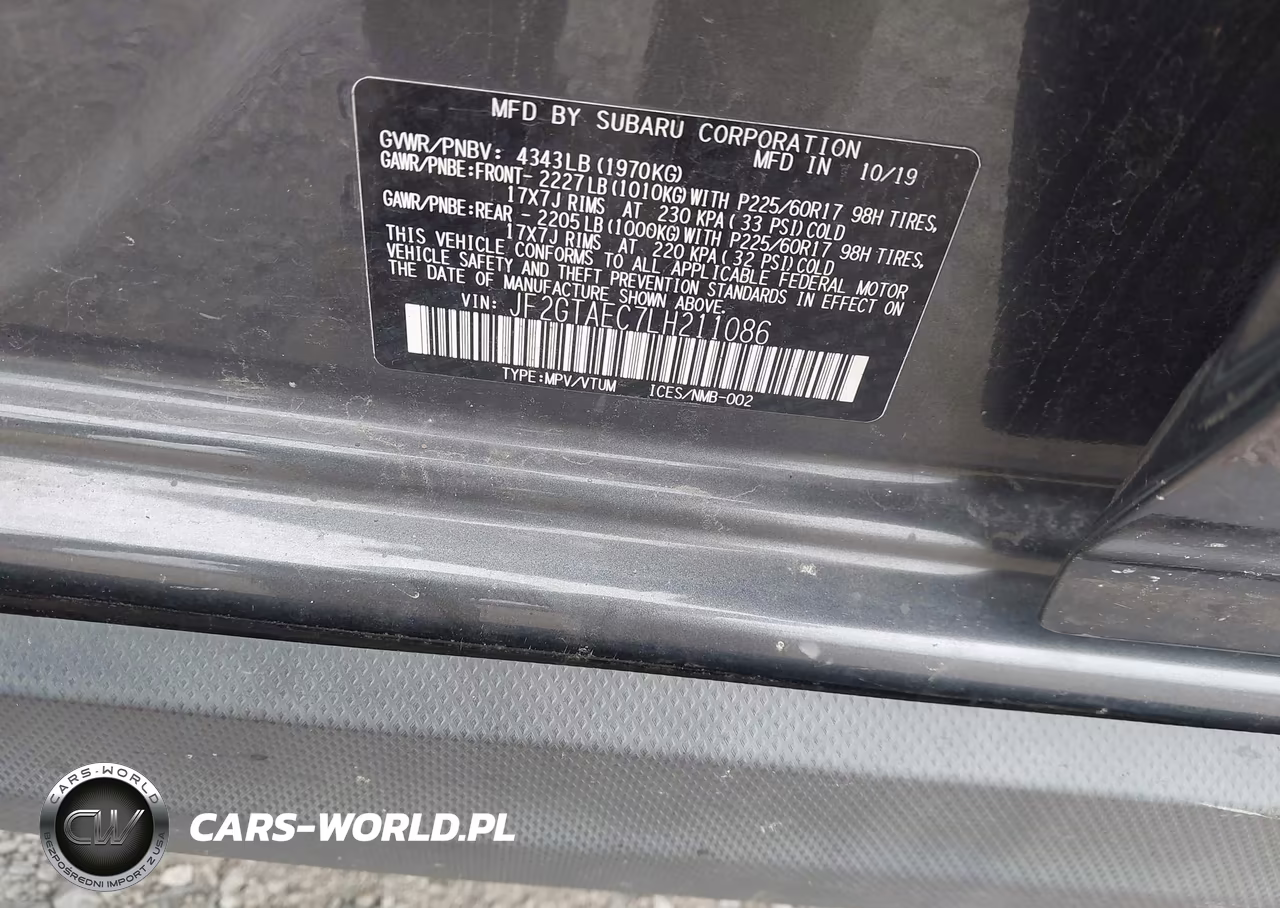 2020 Subaru Crosstrek Premium VIN:JF2GTAEC7LH211086 - 9