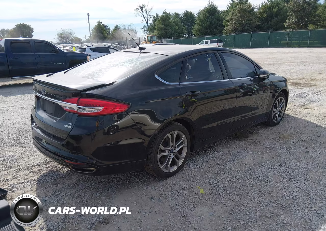 2017 Ford Fusion Se VIN:3FA6P0H95HR395142 - 4