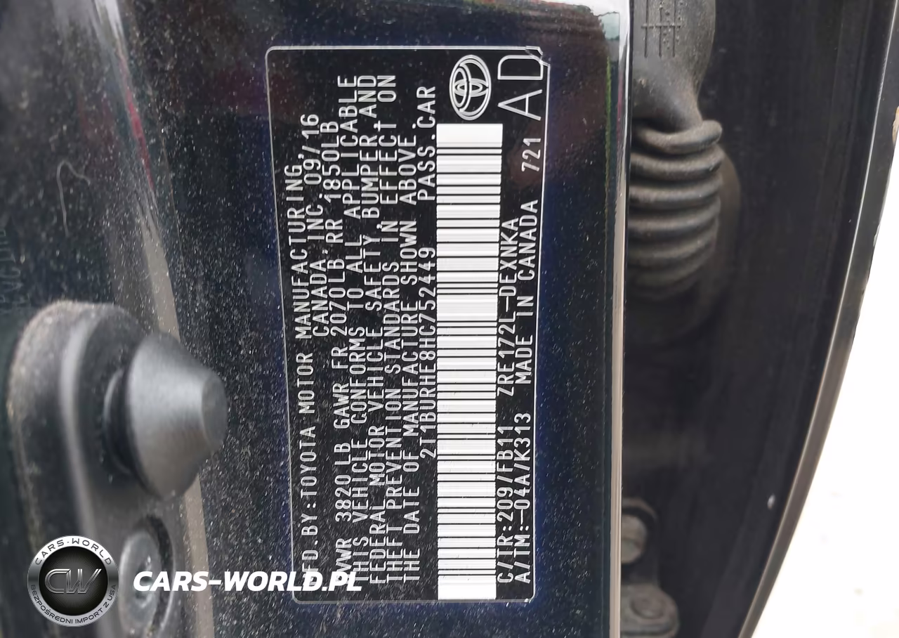 2017 Toyota Corolla Le VIN:2T1BURHE8HC752449 - 9
