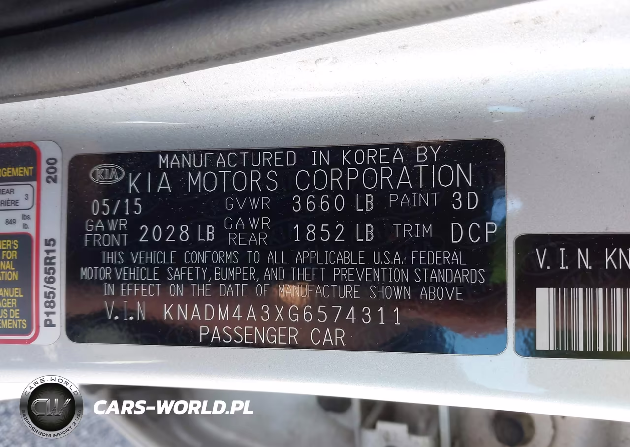 2016 Kia Rio Lx VIN:KNADM4A3XG6574311 - 9