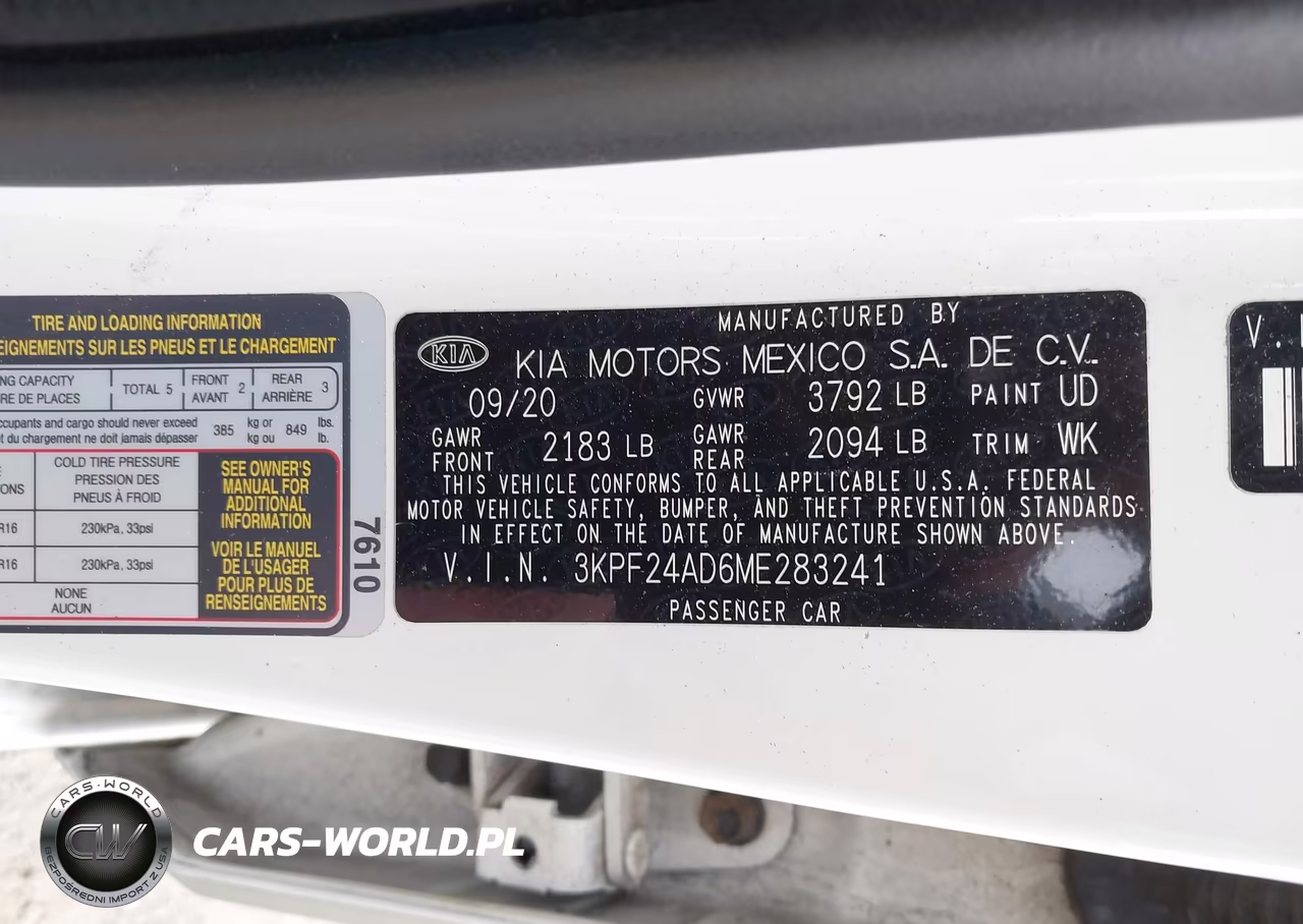 2021 Kia Forte Lxs VIN:3KPF24AD6ME283241 - 9