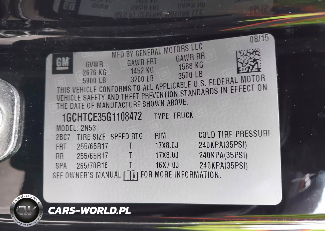 2016 Chevrolet Colorado Lt VIN:1GCHTCE35G1108472 - 9