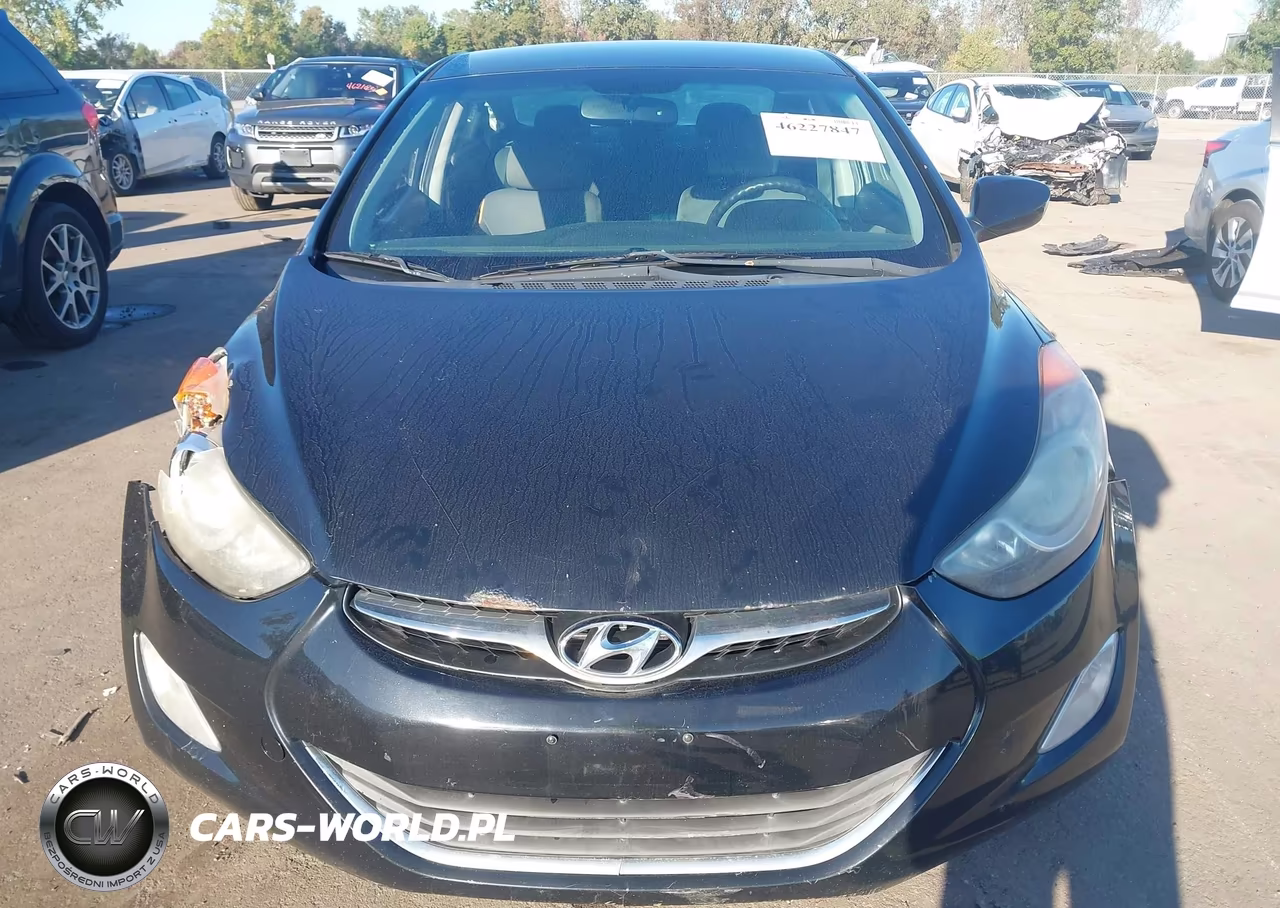 2013 Hyundai Elantra Gls VIN:5NPDH4AEXDH234358 - 12