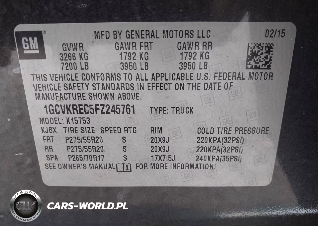 2015 Chevrolet Silverado 1500 Lt VIN:1GCVKREC5FZ245761 - 9