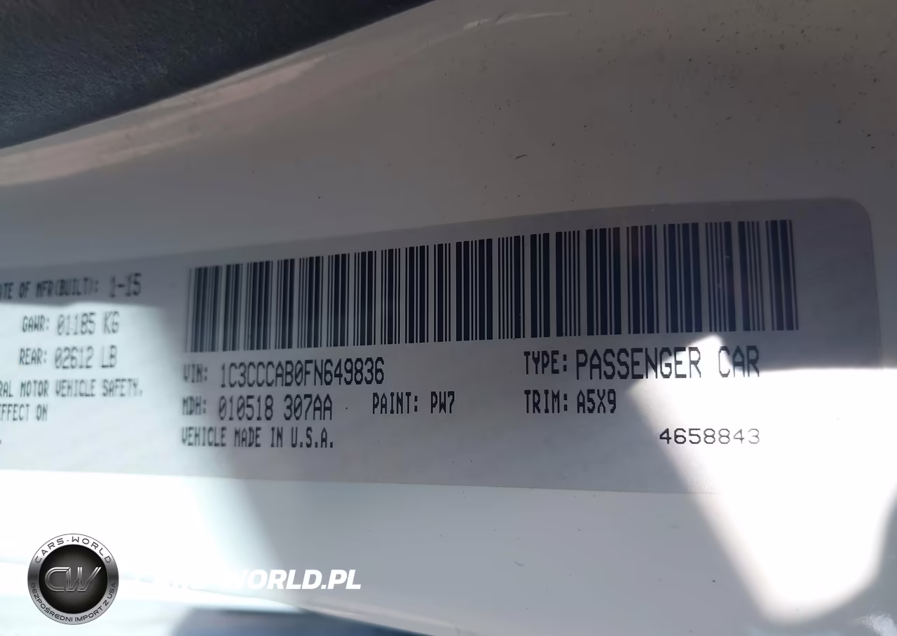 2015 Chrysler 200 Limited VIN:1C3CCCAB0FN649836 - 9