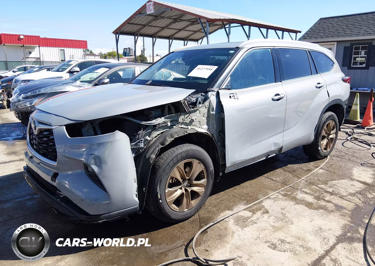 2022 Toyota Highlander Hybrid Xle Bronze Edition VIN:5TDABRCH3NS553749 - 2