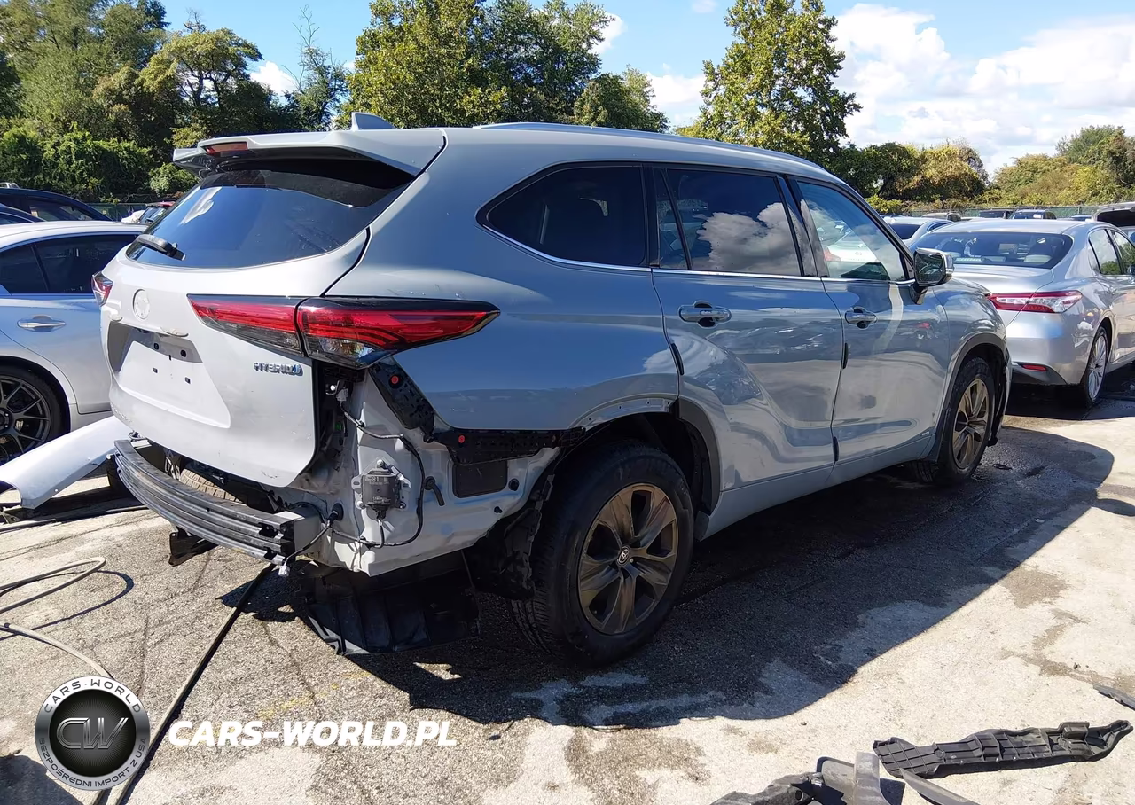 2022 Toyota Highlander Hybrid Xle Bronze Edition VIN:5TDABRCH3NS553749 - 4