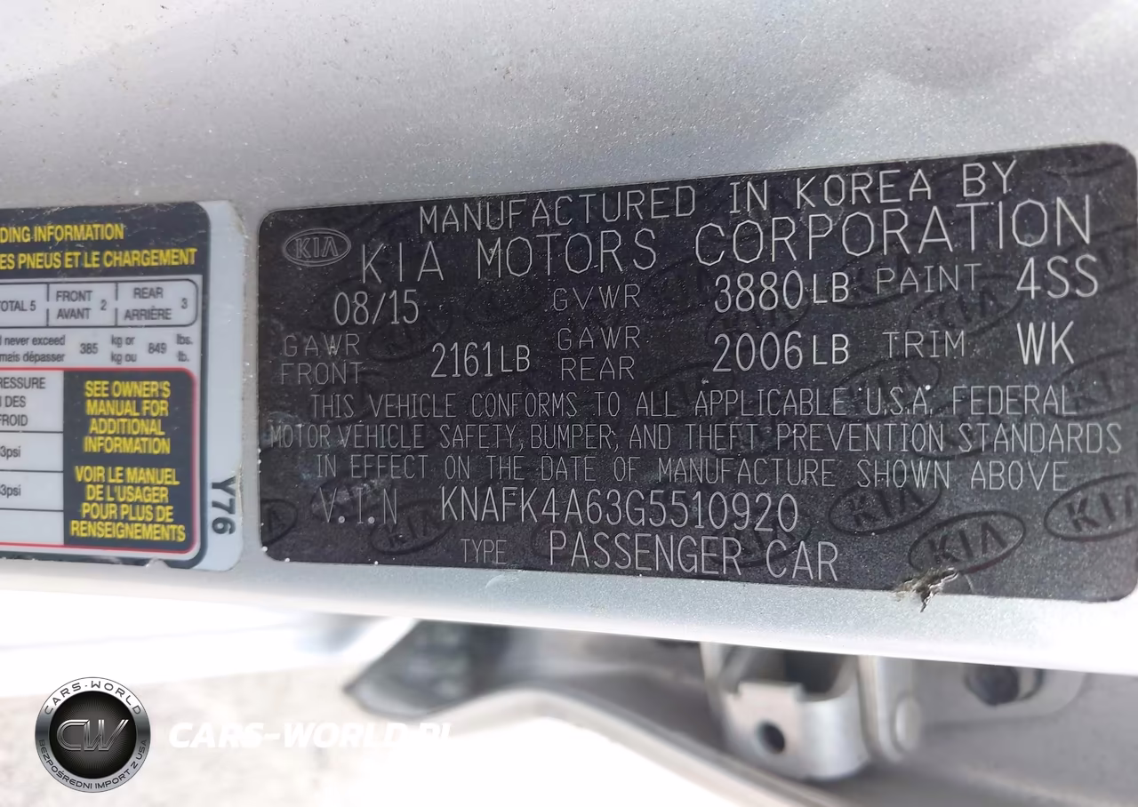 2016 Kia Forte Lx VIN:KNAFK4A63G5510920 - 9