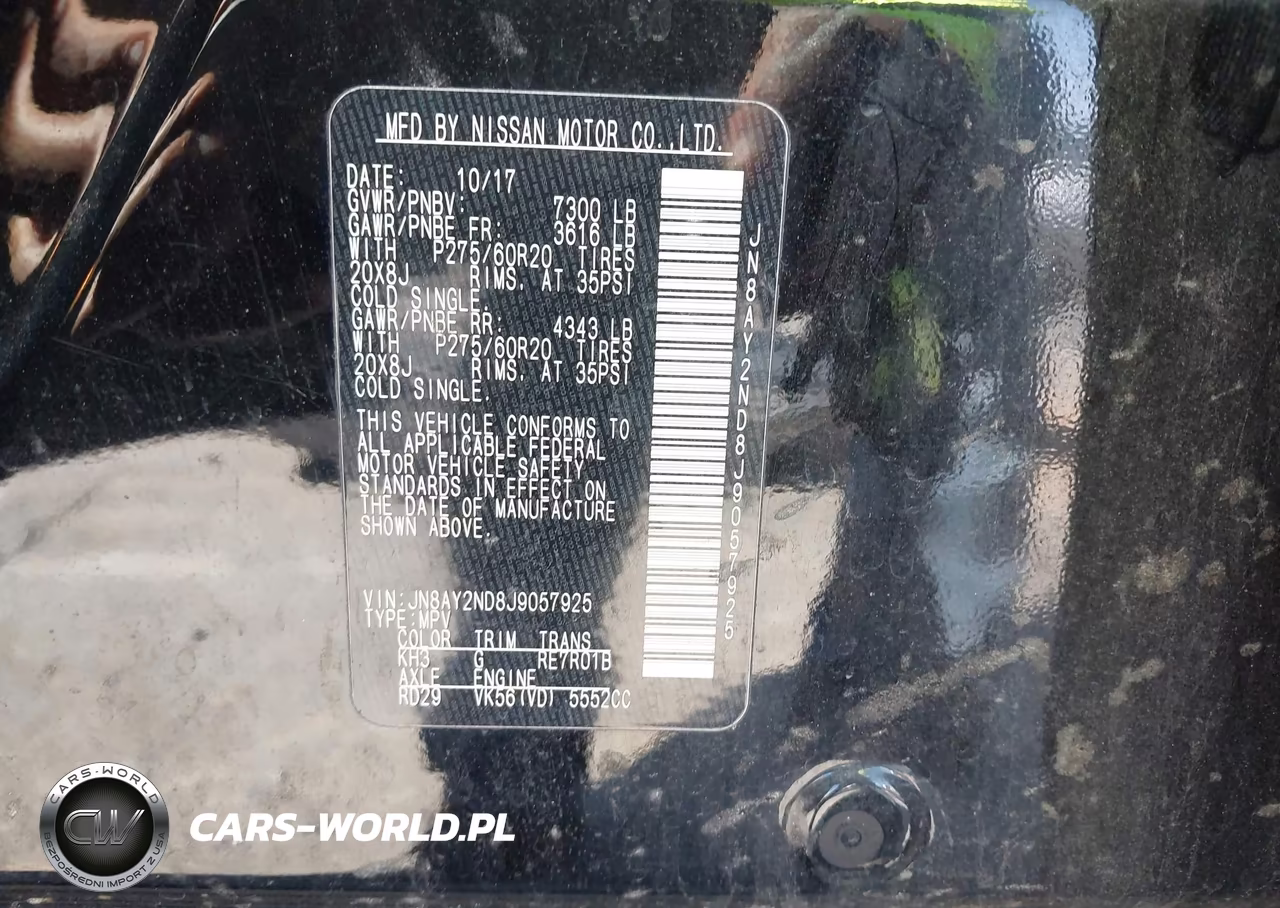 2018 Nissan Armada Sl VIN:JN8AY2ND8J9057925 - 9
