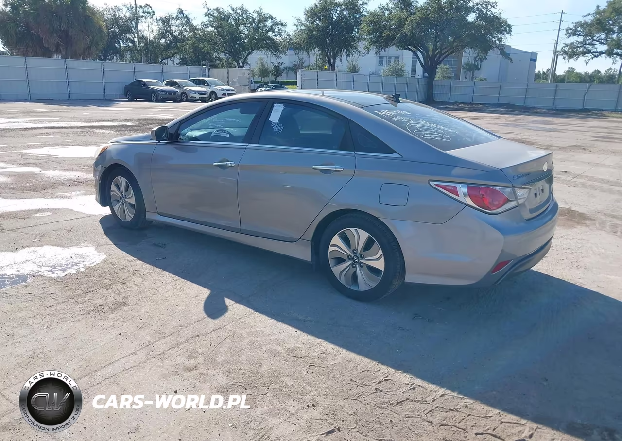 2014 Hyundai Sonata Hybrid Limited VIN:KMHEC4A46EA103068 - 3