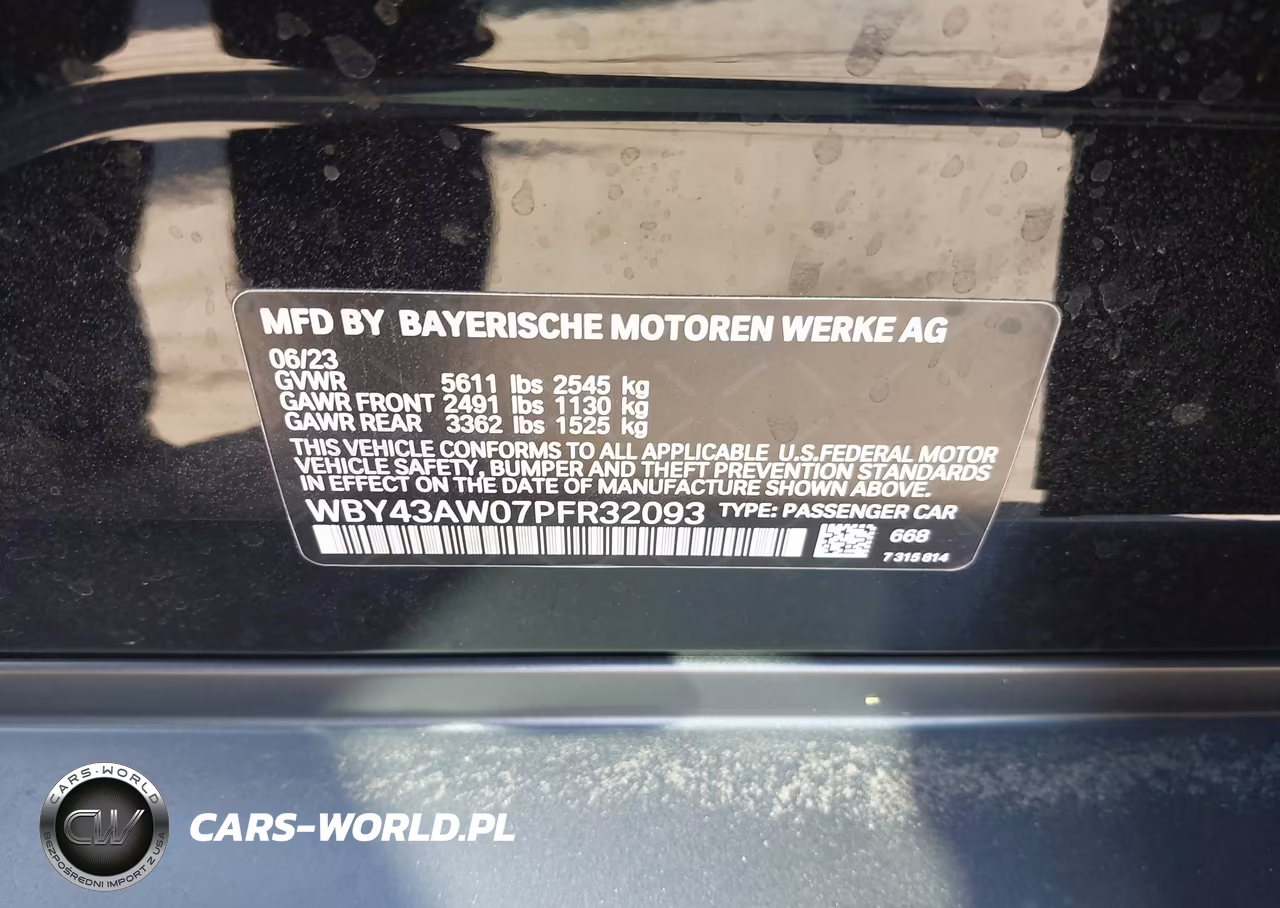 2023 BMW I4 Edrive35 VIN:WBY43AW07PFR32093 - 9