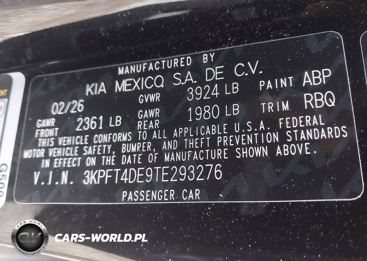 2026 Kia K4 Lxs VIN:3KPFT4DE9TE293276 - 9