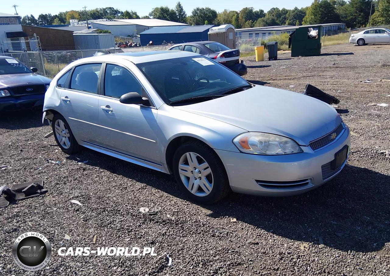 2012 Chevrolet Impala Lt VIN:2G1WG5E33C1247326 - 1