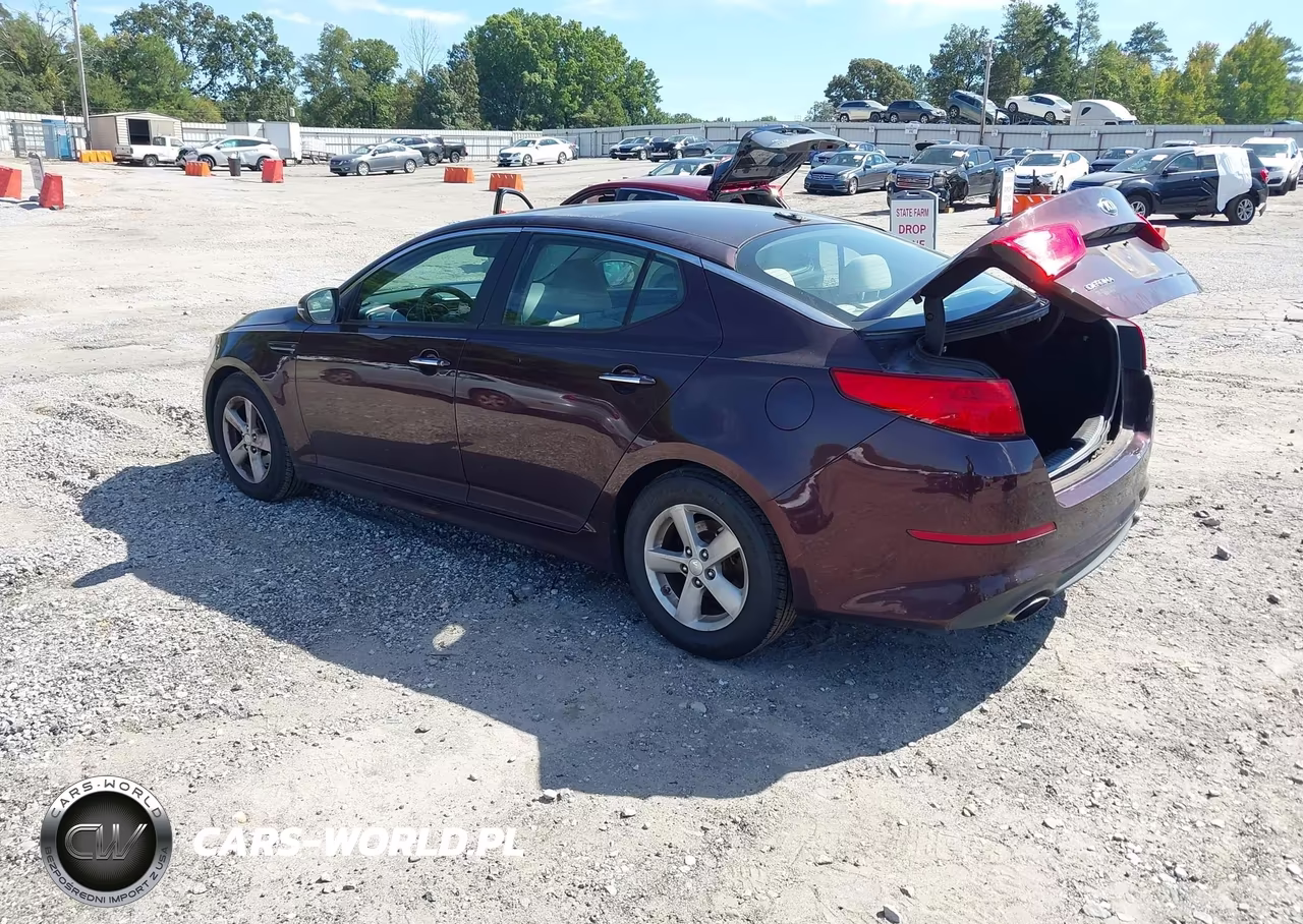 2014 Kia Optima Lx VIN:5XXGM4A75EG280591 - 3