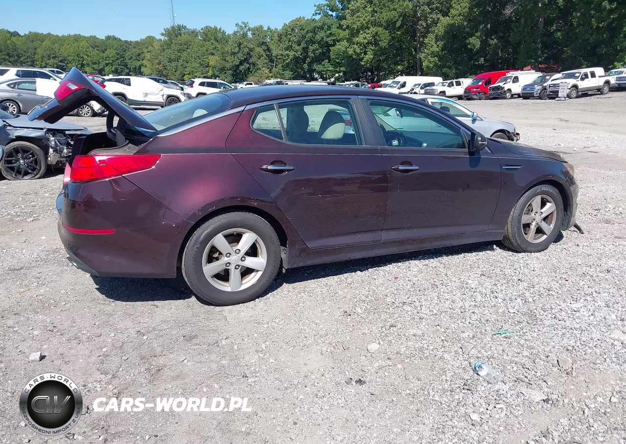 2014 Kia Optima Lx VIN:5XXGM4A75EG280591 - 4