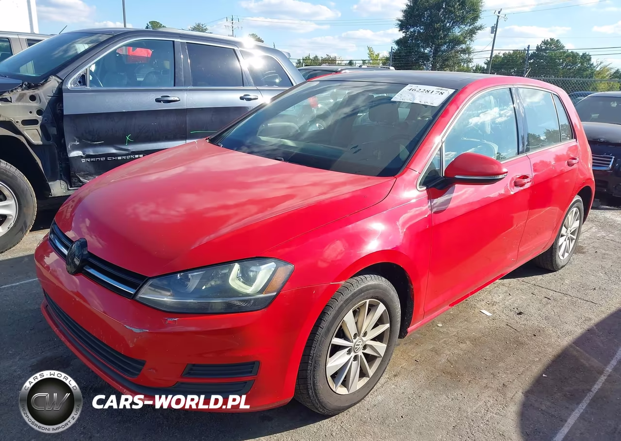 2015 Volkswagen Golf Tsi S 4-Door VIN:3VW217AU1FM029994 - 2