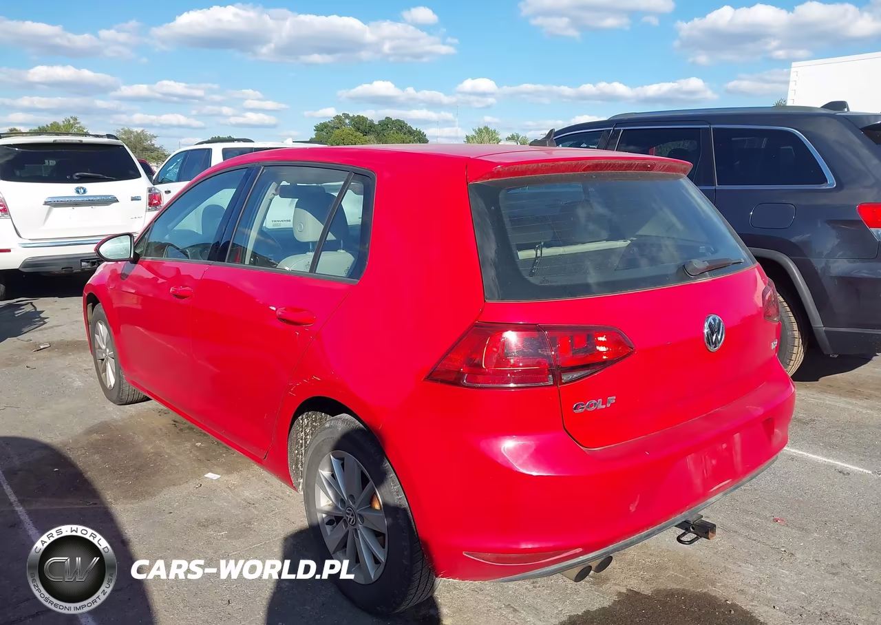 2015 Volkswagen Golf Tsi S 4-Door VIN:3VW217AU1FM029994 - 3