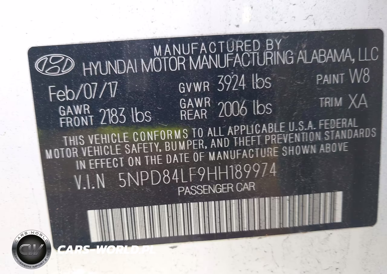 2017 Hyundai Elantra Se VIN:5NPD84LF9HH189974 - 9