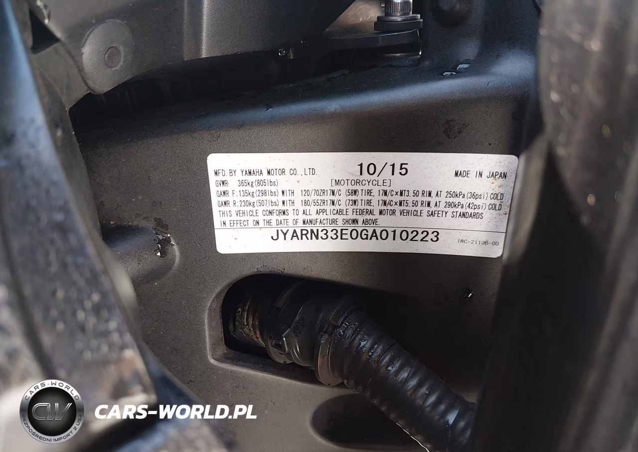 2016 Yamaha Fz09 VIN:JYARN33E0GA010223 - 10