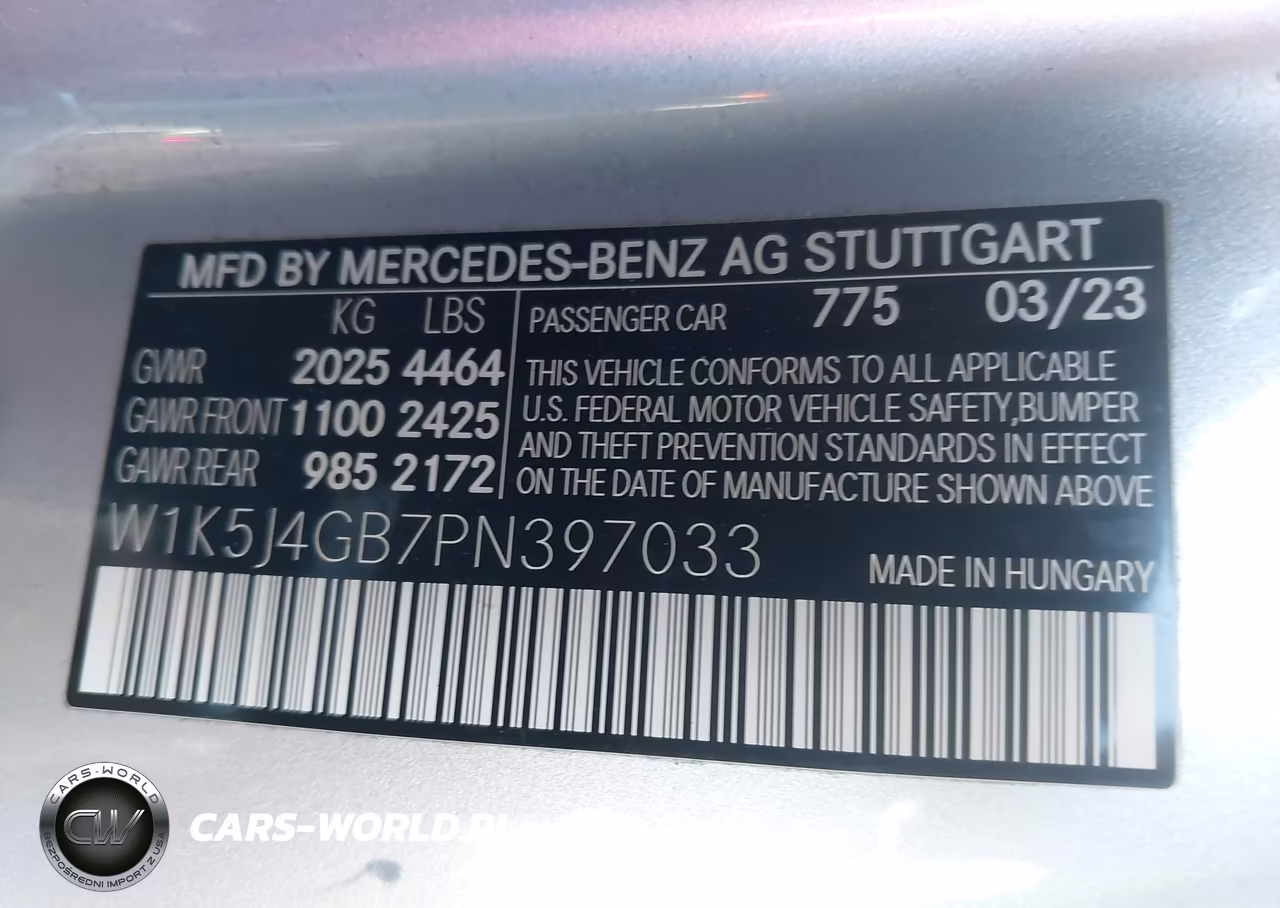 2023 Mercedes-Benz Cla 250 Coupe VIN:W1K5J4GB7PN397033 - 9