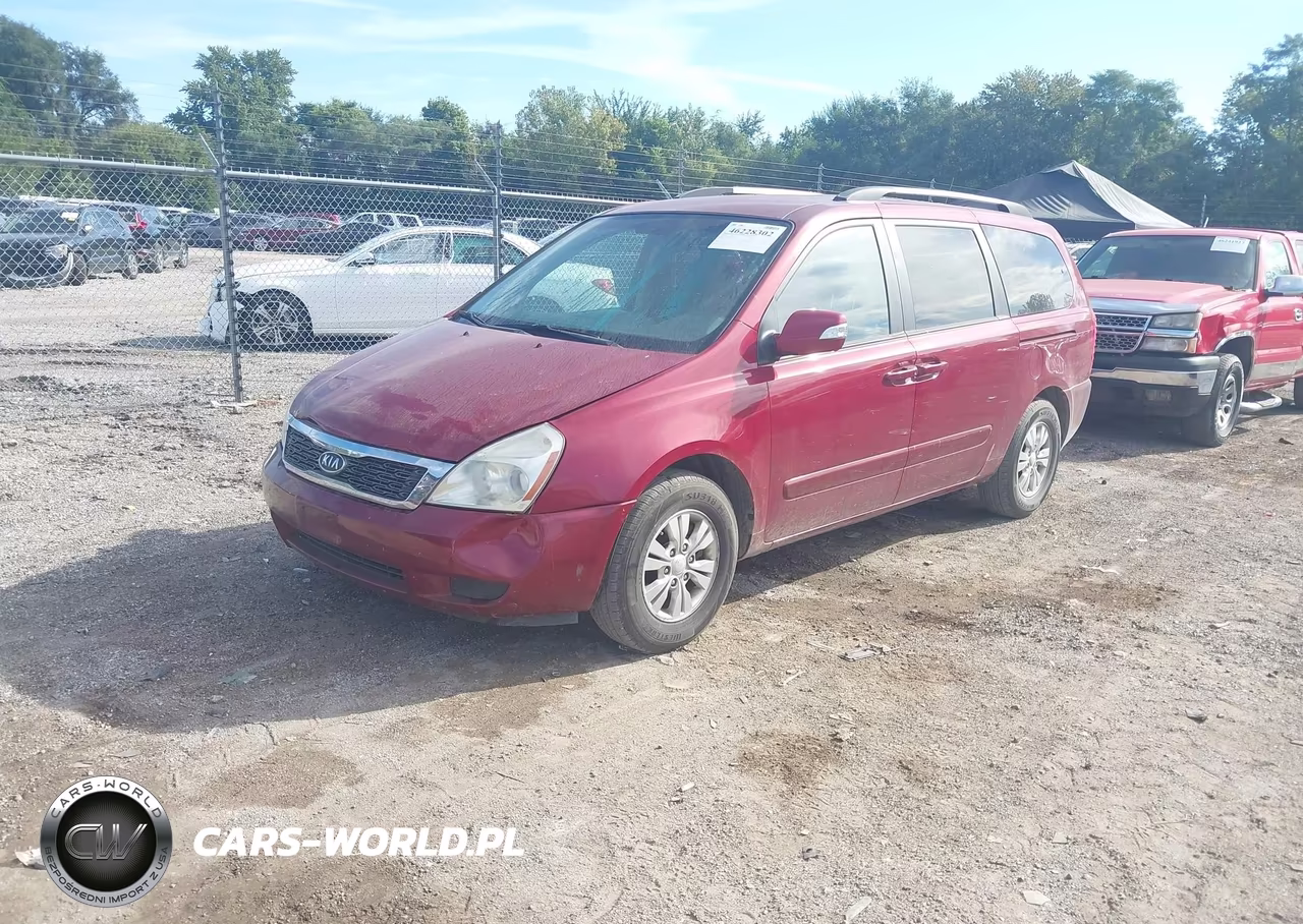 2012 Kia Sedona Lx VIN:KNDMG4C72C6499219 - 2