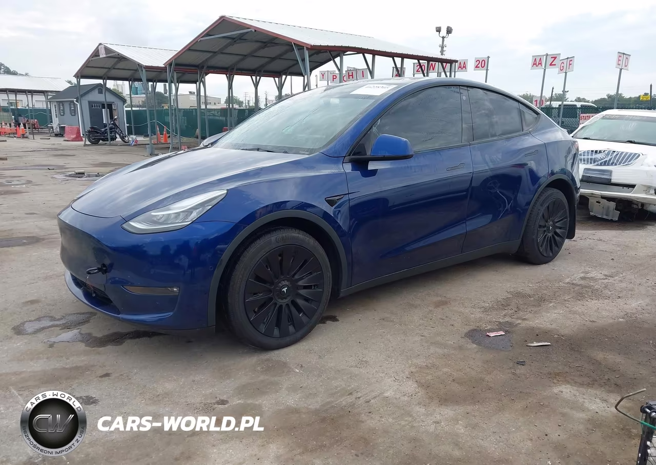 2021 Tesla Model Y Long Range Dual Motor All-Wheel Drive VIN:5YJYGDEE3MF213834 - 2
