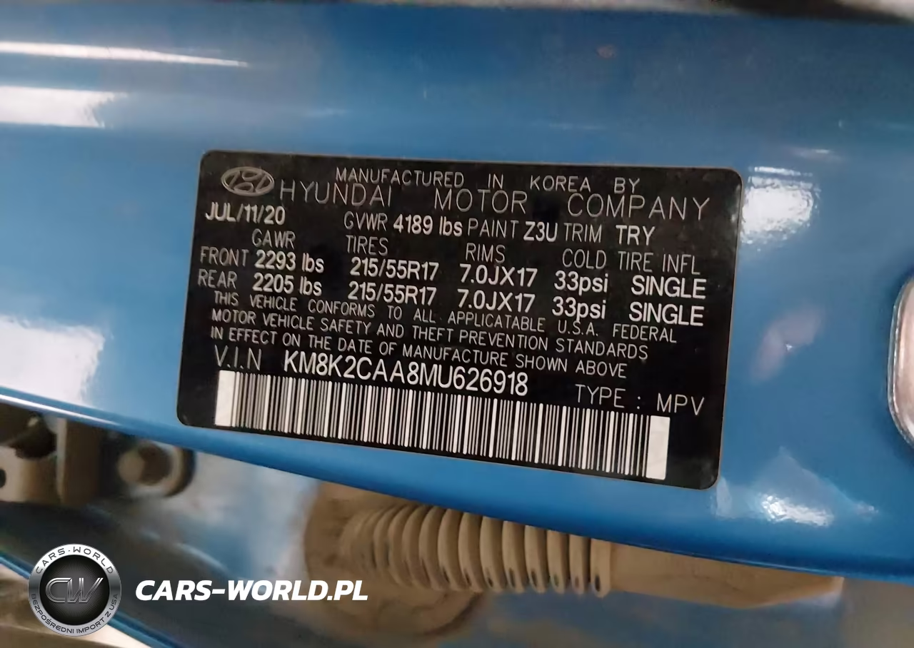 2021 Hyundai Kona Sel VIN:KM8K2CAA8MU626918 - 9