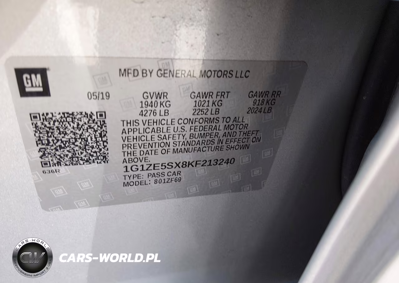 2019 Chevrolet Malibu Premier VIN:1G1ZE5SX8KF213240 - 9