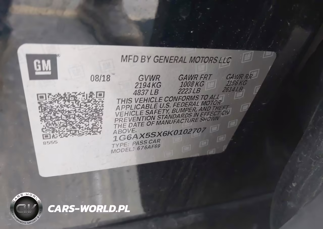 2019 Cadillac Cts Luxury VIN:1G6AX5SX6K0102707 - 9