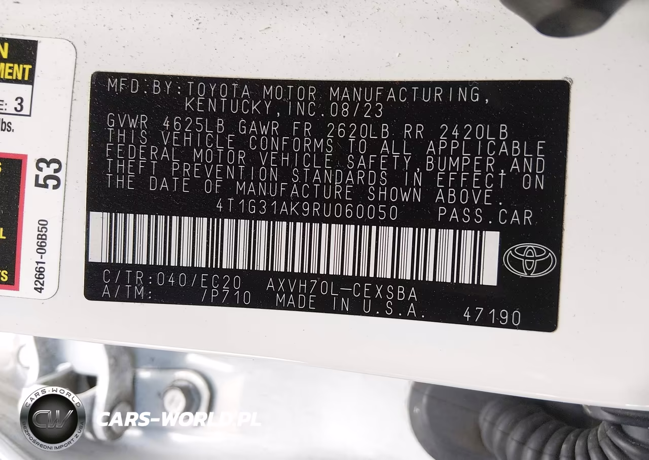 2024 Toyota Camry Hybrid Se Nightshade VIN:4T1G31AK9RU060050 - 9