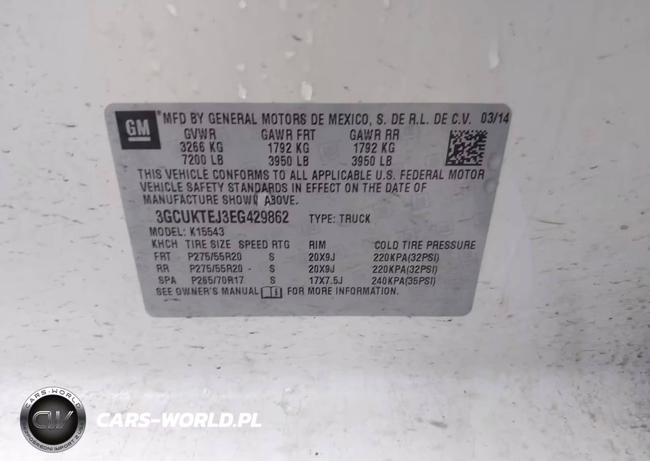 2014 Chevrolet Silverado 1500 High Country VIN:3GCUKTEJ3EG429862 - 9