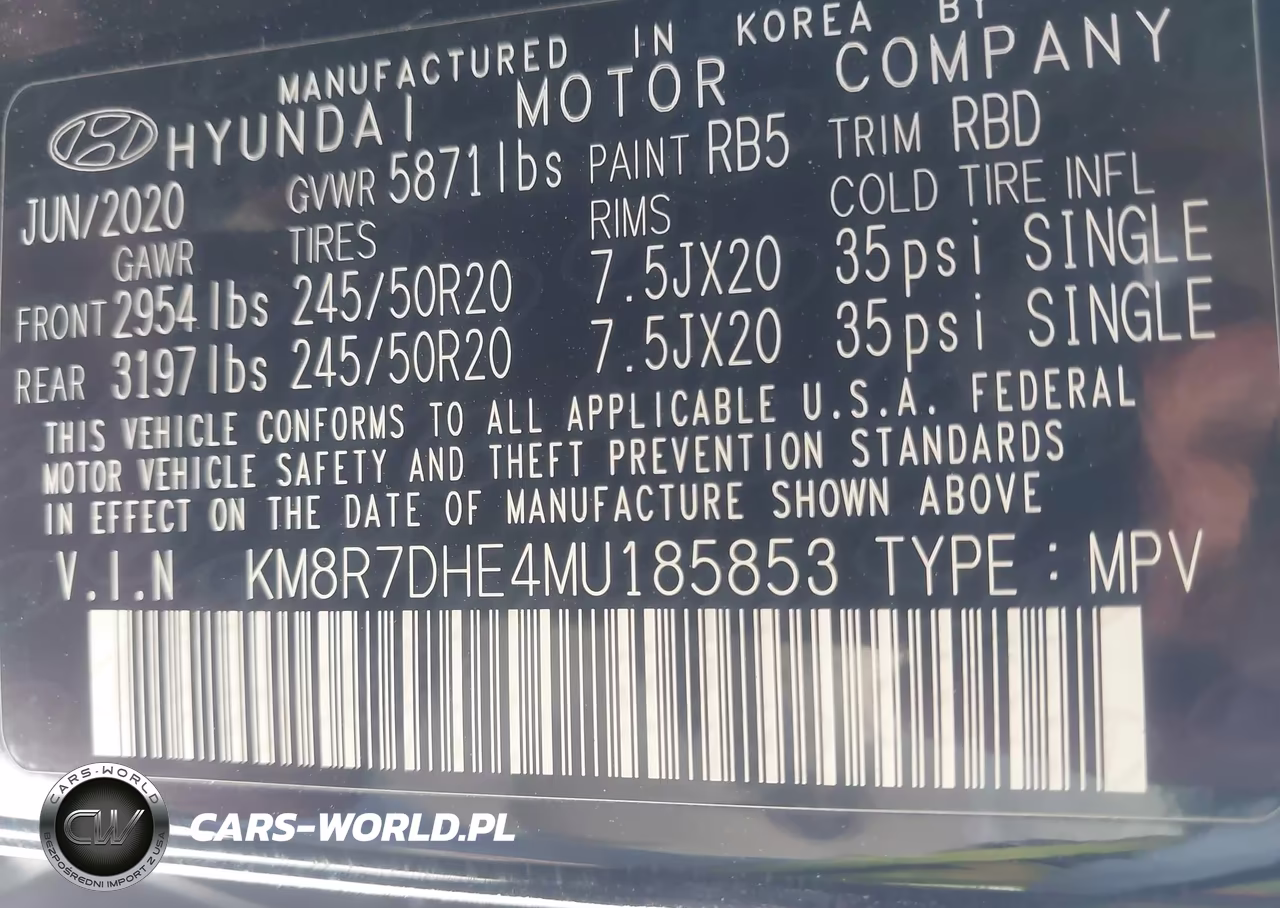 2021 Hyundai Palisade Calligraphy VIN:KM8R7DHE4MU185853 - 9