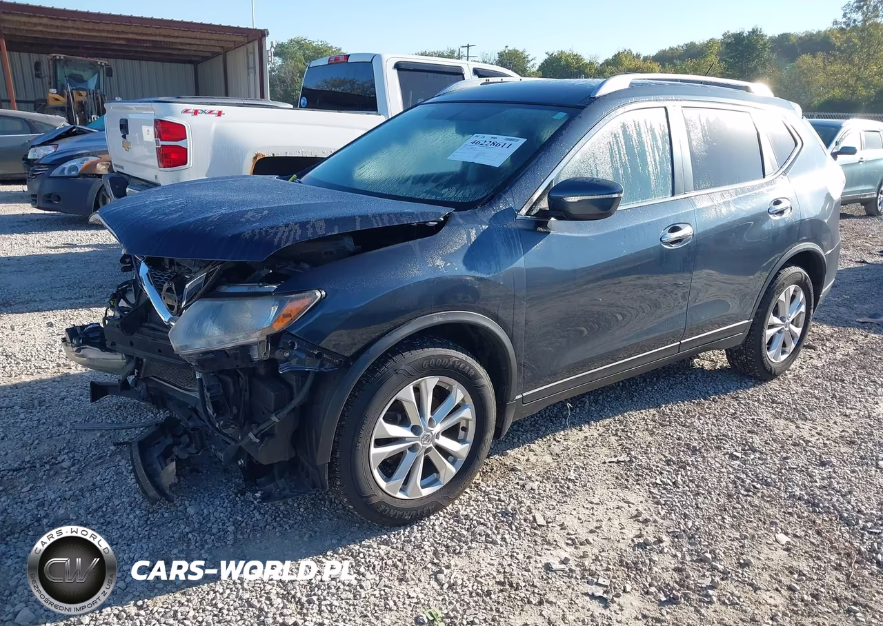 2015 Nissan Rogue Sv VIN:KNMAT2MT3FP525419 - 2