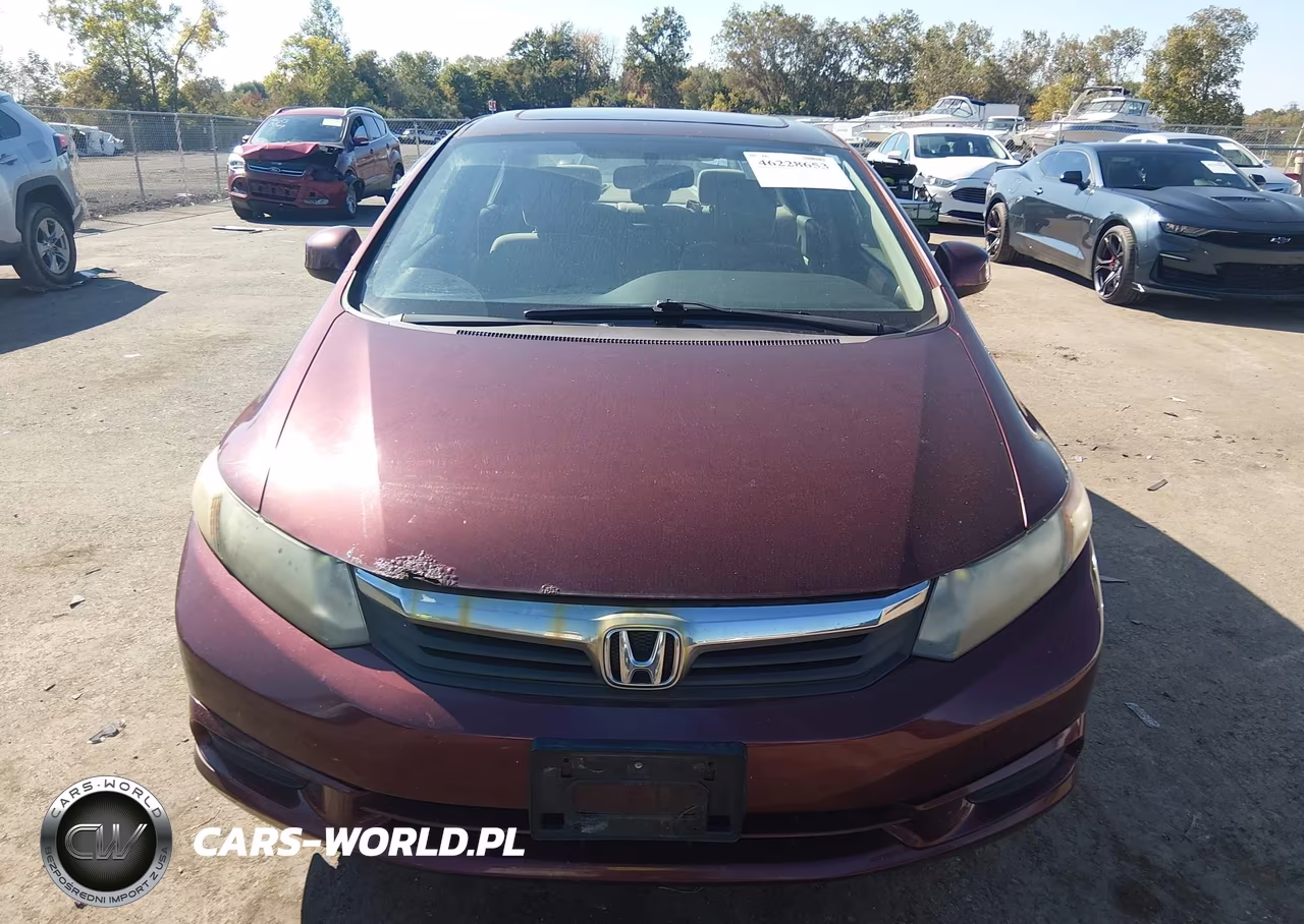 2012 Honda Civic Sdn Ex VIN:19XFB2F82CE092592 - 12