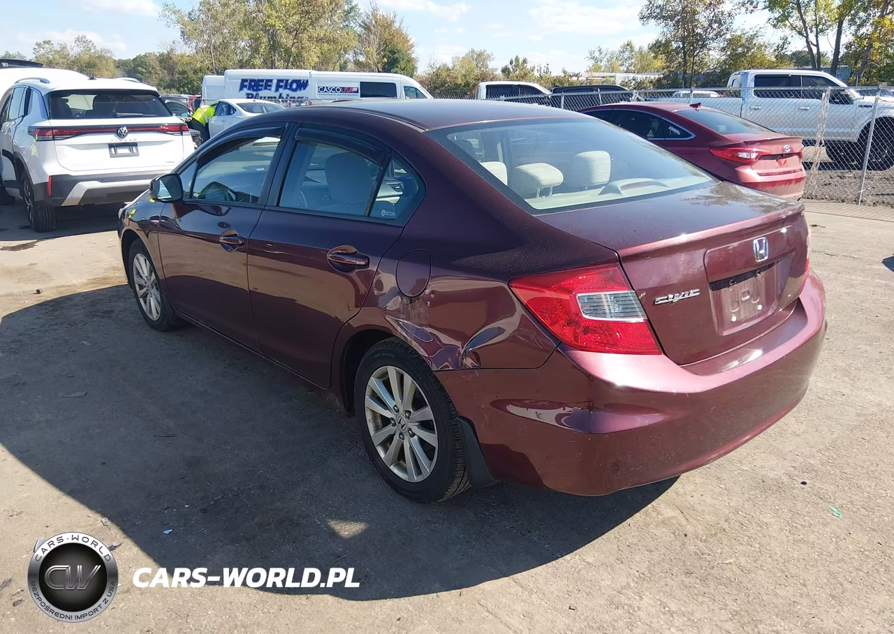 2012 Honda Civic Sdn Ex VIN:19XFB2F82CE092592 - 3