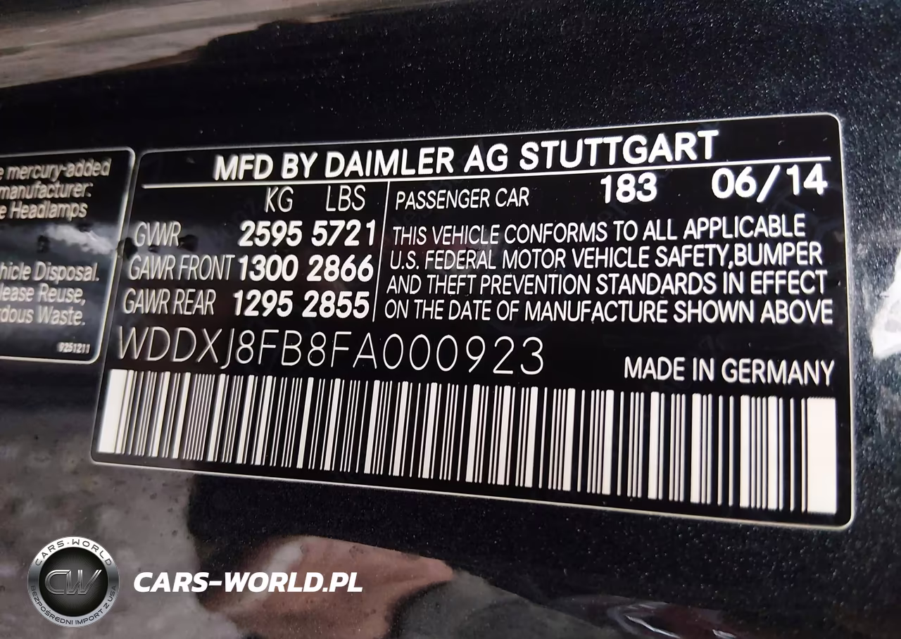 2015 Mercedes-Benz S 550 4Matic VIN:WDDXJ8FB8FA000923 - 9