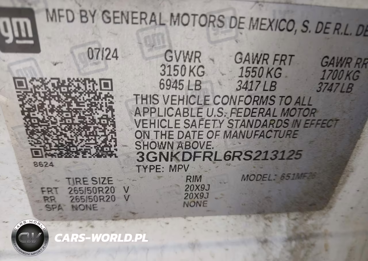2024 Chevrolet Blazer Ev Police Package Eawd 2Fl VIN:3GNKDFRL6RS213125 - 9