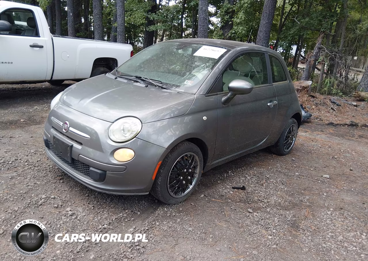 2012 Fiat 500 Pop VIN:3C3CFFAR0CT306378 - 2