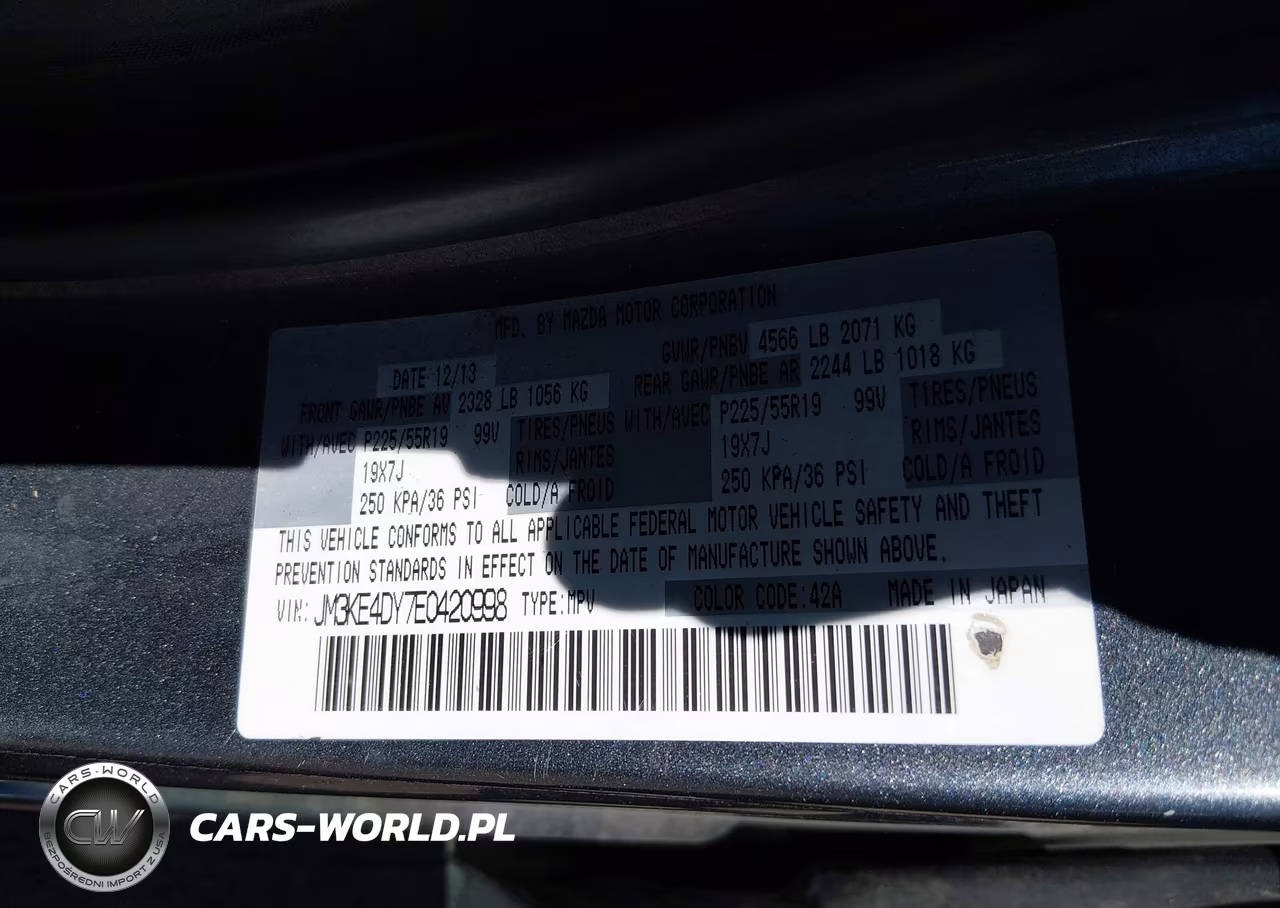 2014 Mazda Cx-5 Grand Touring VIN:JM3KE4DY7E0420998 - 9