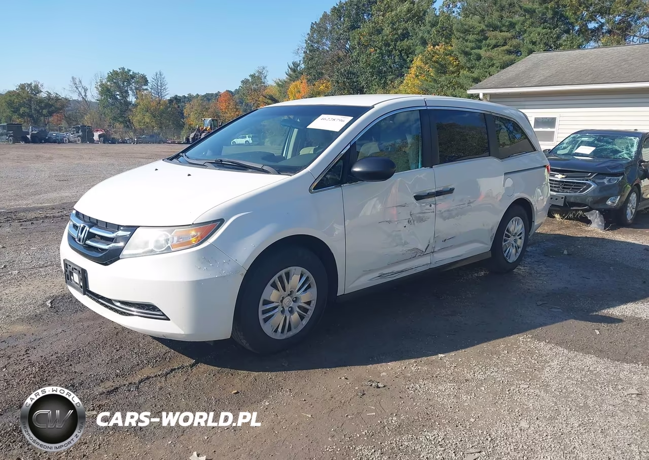 2014 Honda Odyssey Lx VIN:5FNRL5H22EB107299 - 2
