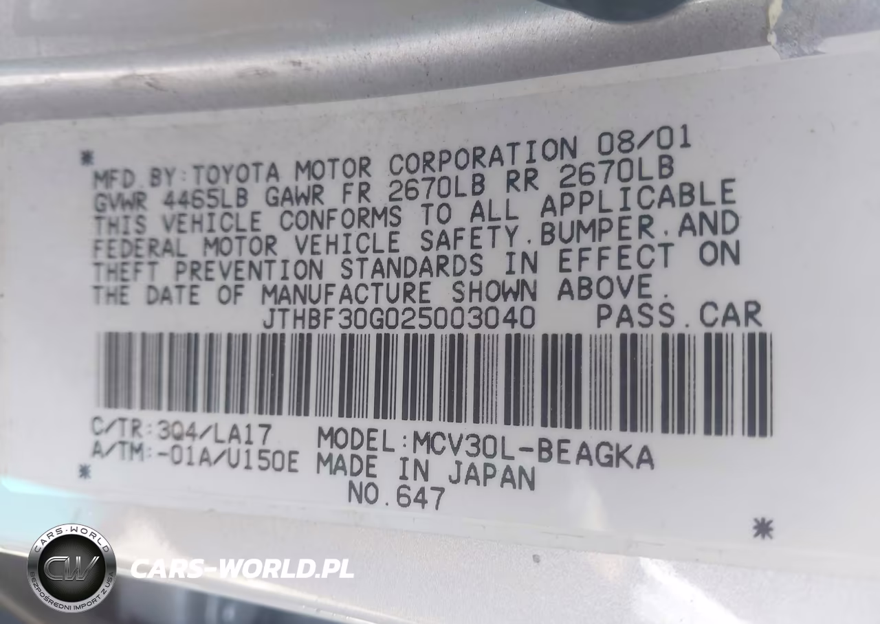 2002 Lexus Es 300 VIN:JTHBF30G025003040 - 9