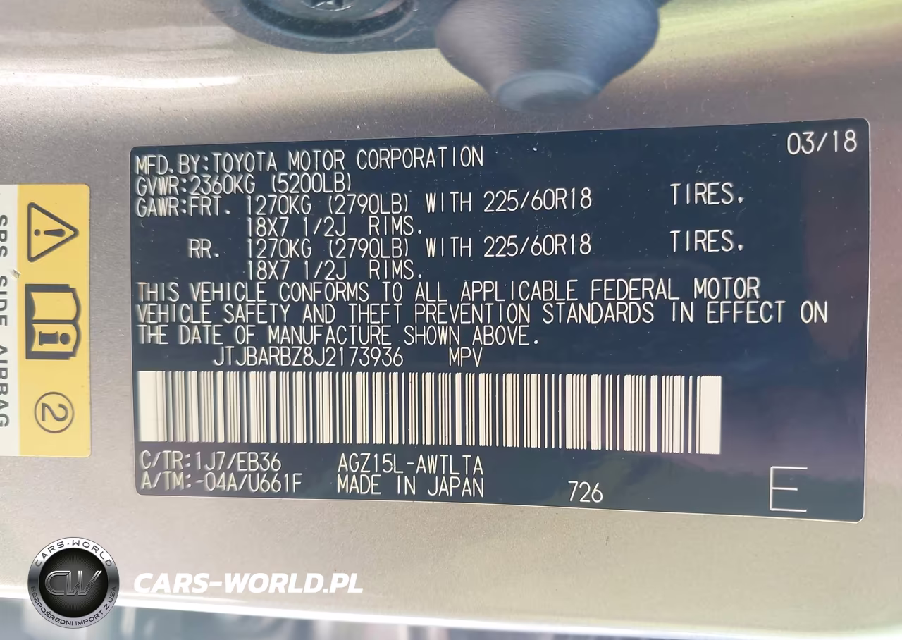 2018 Lexus Nx 300 F Sport VIN:JTJBARBZ8J2173936 - 9