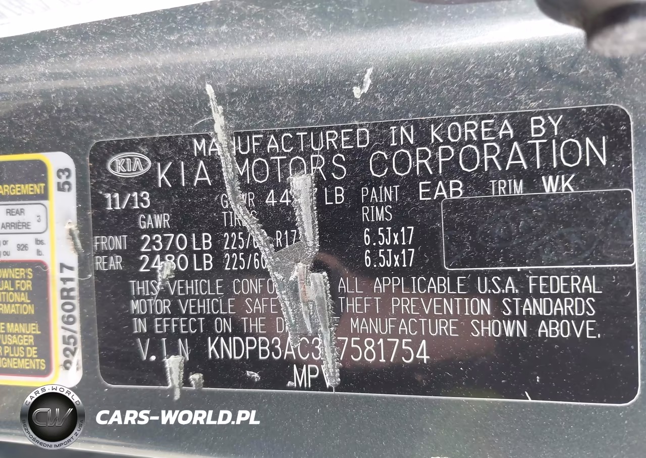 2014 Kia Sportage Lx VIN:KNDPB3AC3E7581754 - 9