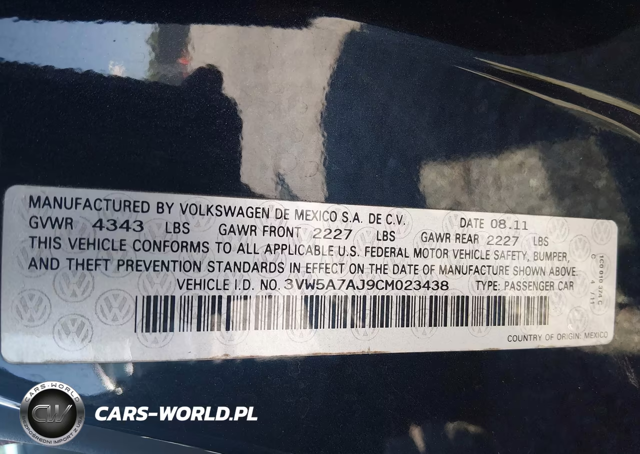 2012 Volkswagen Jetta Gli VIN:3VW5A7AJ9CM023438 - 9