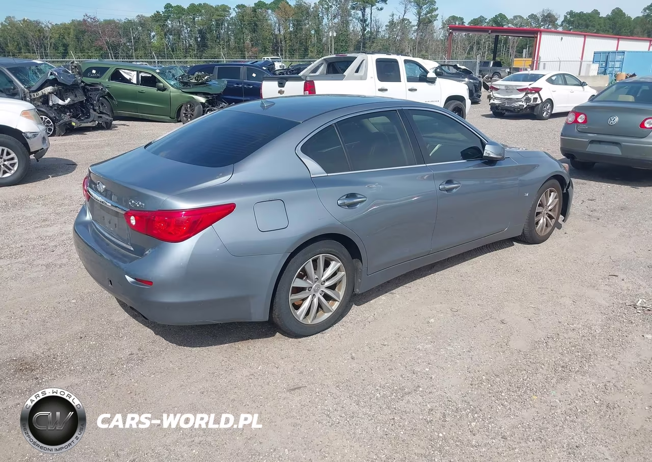 2015 Infiniti Q50 VIN:JN1BV7AP0FM352417 - 4